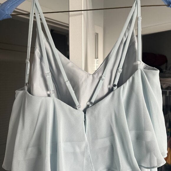 Azazie Mist Bridesmaid Dress - Size A8 - Picture 3 of 6